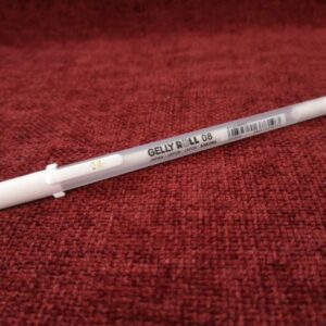 bílá tužka Gelly Roll