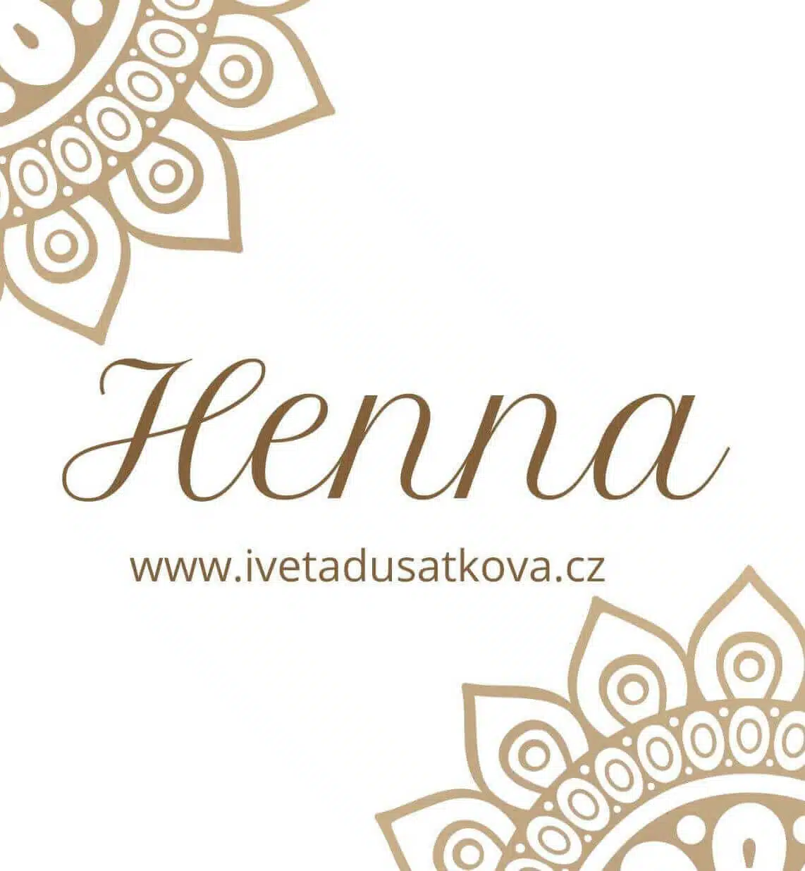 informační brožura k henna tetování