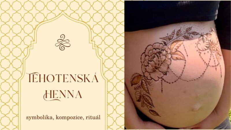 těhotenská henna