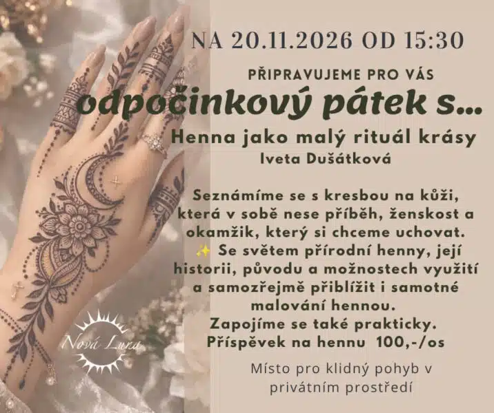 pozvánka na seznámení s hennou